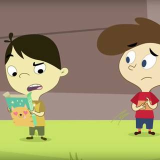 Dennis Kid vs Kat wallpaper