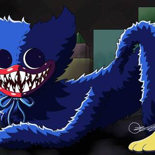 Scary Huggy Wuggy wallpaper