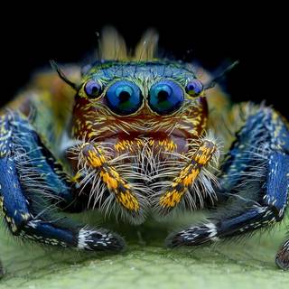 African jumping spider wallpaper