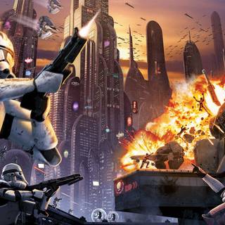 Star Wars Battlefront Elite squadron gameplay wallpaper