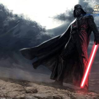 Light side vs dark side wallpaper