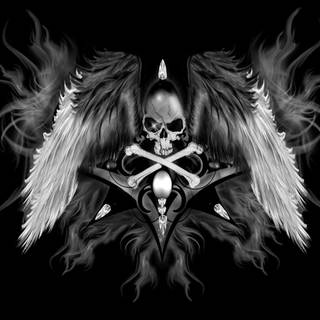Rock skull wallpaper