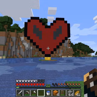 Minecraft Hardcore Heart wallpaper