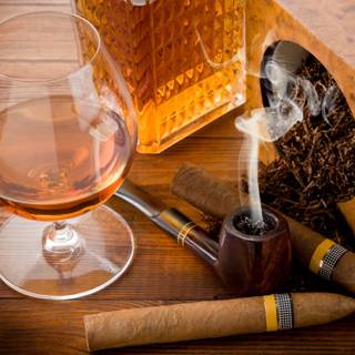 Tobacco pipe wallpaper