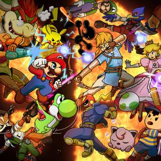 Super Smash Bros. Ultimate HD 4k computer wallpaper