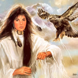 Native American art wallpaper