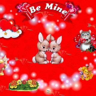 Valentines Day Be Mine wallpaper
