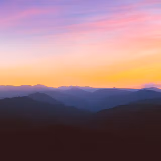 Mountain sunset summer wallpaper