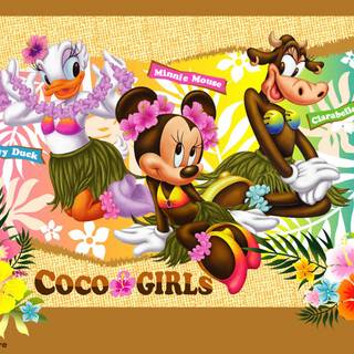 Minnie Mouse summer wallpaper