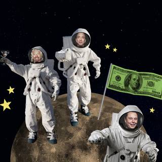 Space race wallpaper