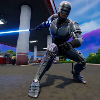 Robocop Fortnite wallpaper