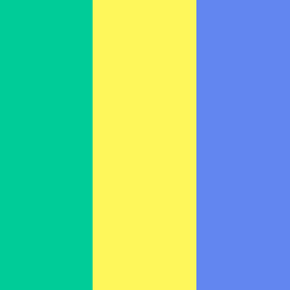 Summer blue and yellow wallpaper