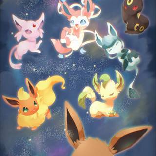 Pokémon Kawaii cute Eevee wallpaper