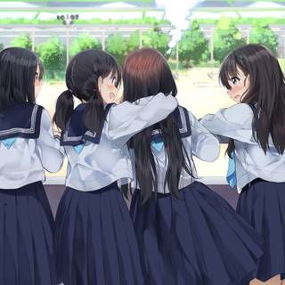 Women school wallpaper