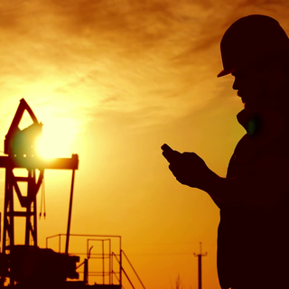 Oil field worker wallpaper