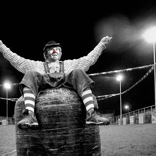Rodeo clown wallpaper
