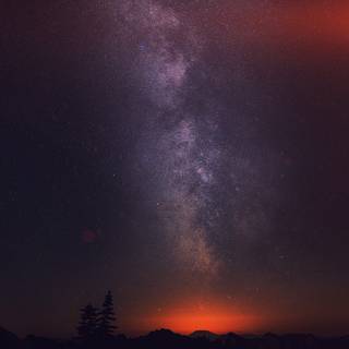 Camp night iPhone 13 Pro 4k wallpaper