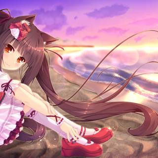 Visual novel wallpaper