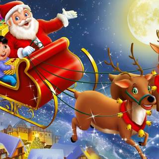 Santa Claus is Coming to Town wallpaper