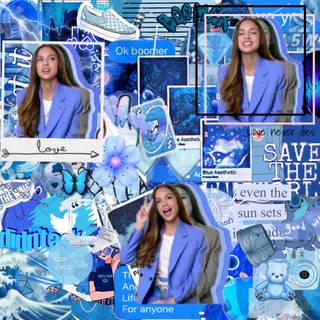 Olivia Rodrigo collage wallpaper