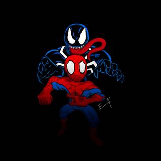 Spider-Man cute 4k wallpaper