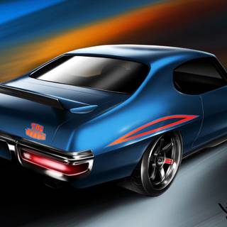 Pontiac GTO Judge Midnight Blue wallpaper