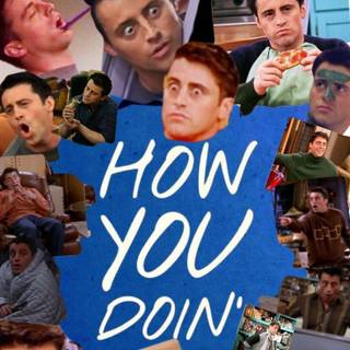 Joey and Chandler iPhone wallpaper