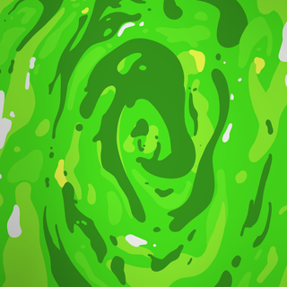 Rick and Morty Portal iPhone wallpaper