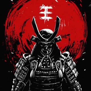 Samurai iPhone 4k wallpaper