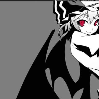 Black red gray anime wallpaper