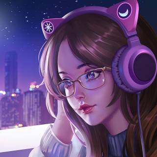 Gaming girl PC wallpaper