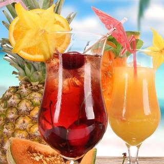 Summer drinking wallpaper