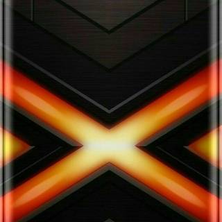 Orange and black mobile wallpaper