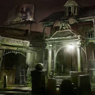 Haunted place wallpaper