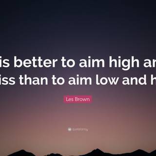 Aim high wallpaper