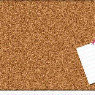Cork board wallpaper