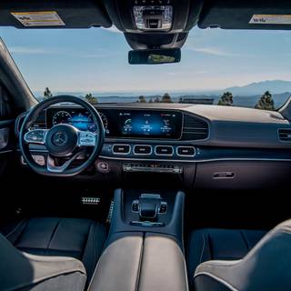 Mercedes GLS interior wallpaper
