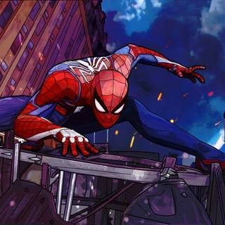 Spiderman vector wallpaper