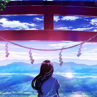 Anime Japan scenery wallpaper