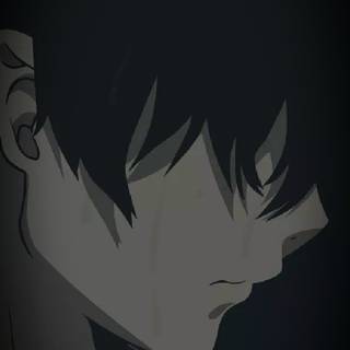 Black sad anime wallpaper