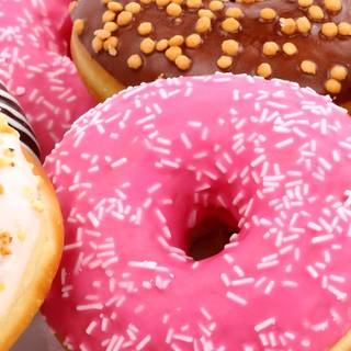 Summer donuts wallpaper