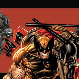 Wolverine and Deadpool wallpaper