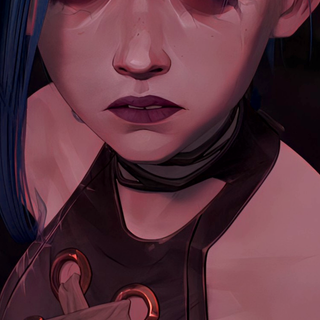 Arcane Jinx phone 4k wallpaper