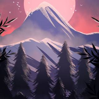 Vector mobile wallpaper