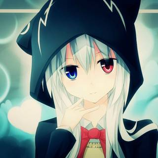 Girls using hoodies wallpaper