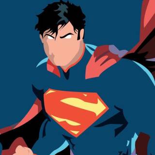 Cartoon minimalist Android wallpaper