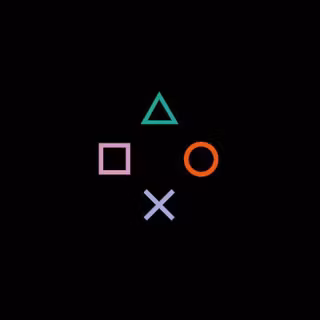 PlayStation black minimalist wallpaper