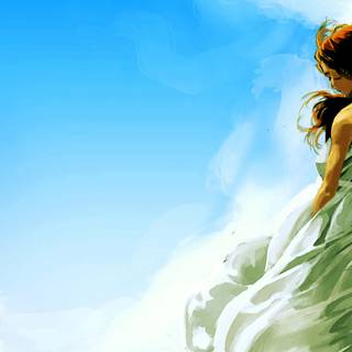 Sad painting wallpaper