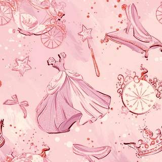 Pink princess wallpaper