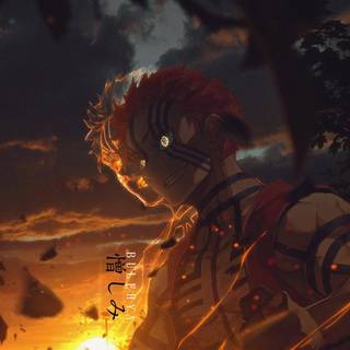 Akaza iPhone wallpaper